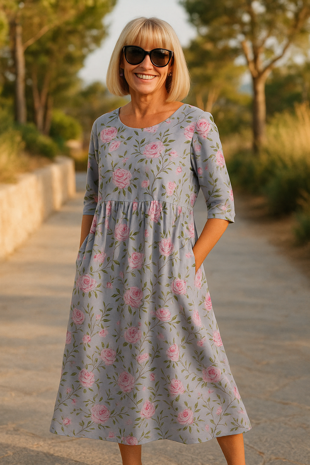 Lily | Vestido midi — Comodidad sin esfuerzo