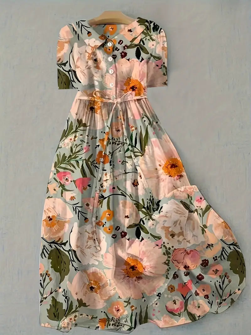 Sarah | Vestidos florales favorecedores del abdomen