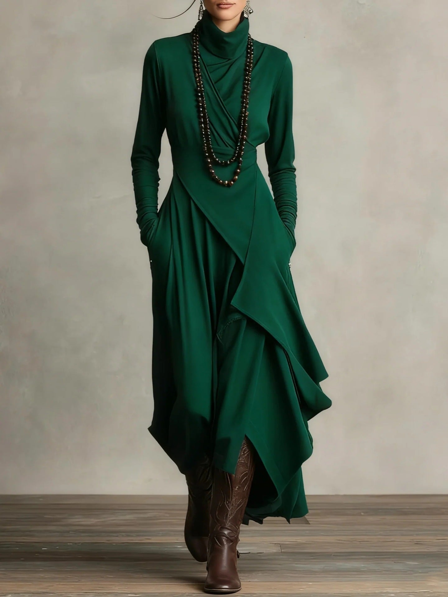 Natalia™ | Vestido maxi de punto