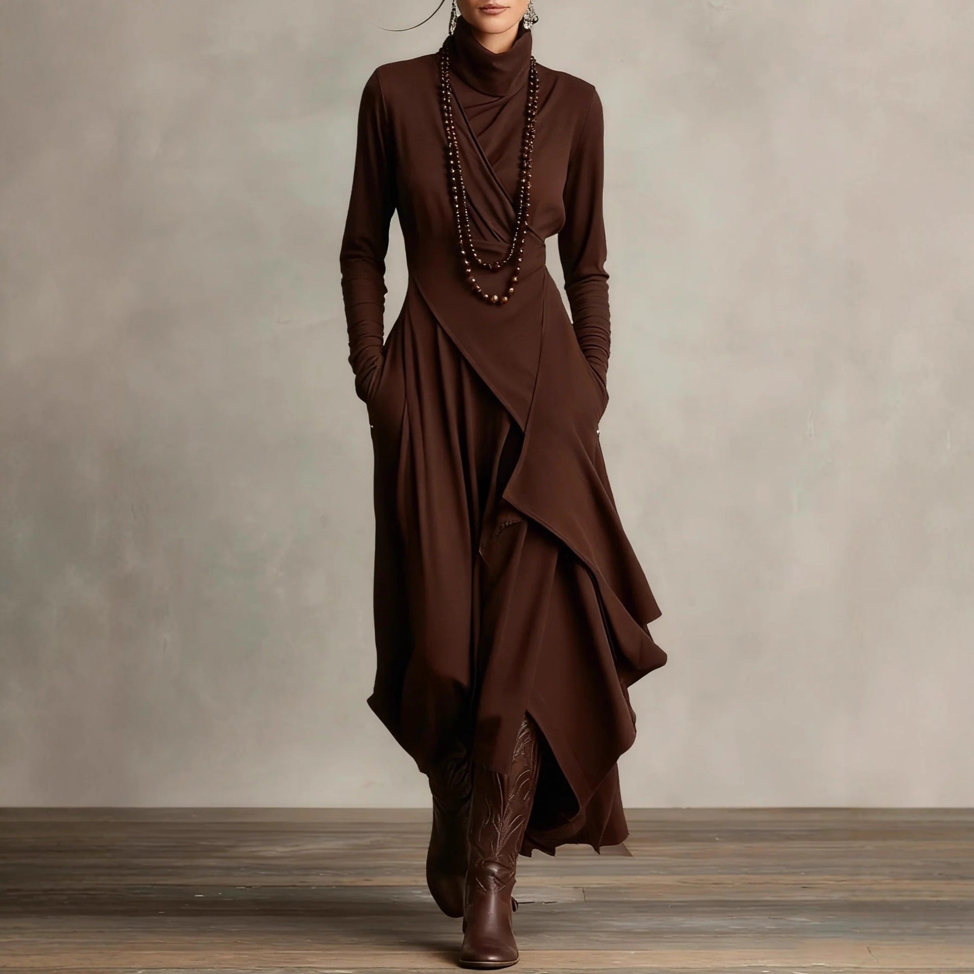 Natalia™ | Vestido maxi de punto