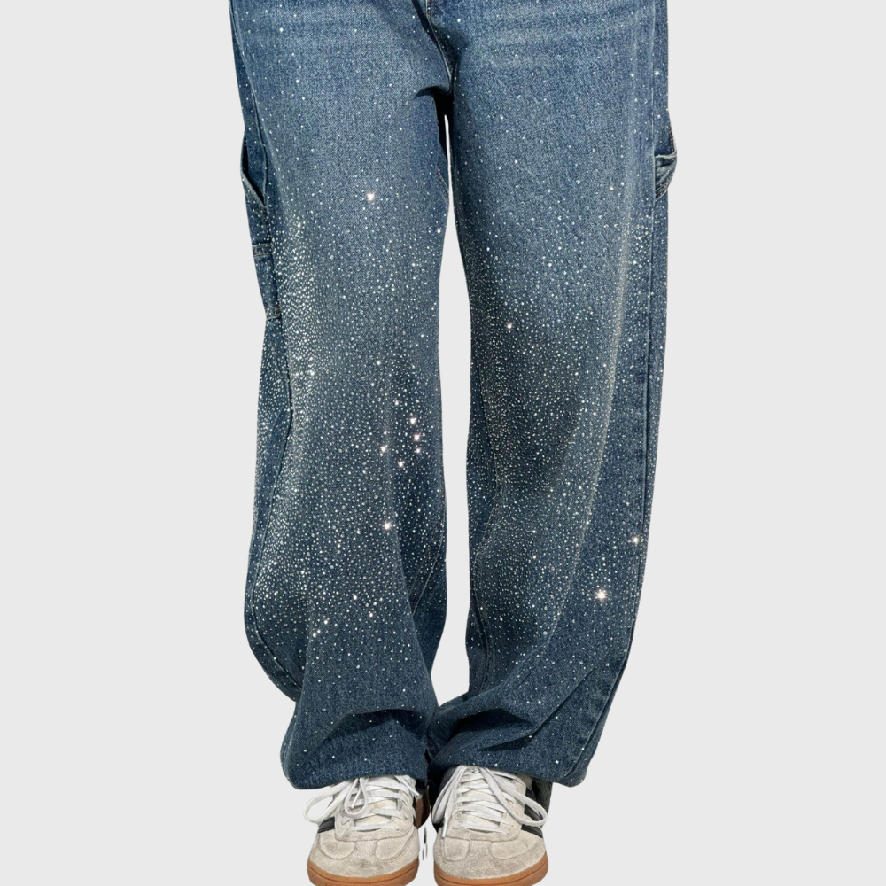Vaqueros globo tipo carpenter de denim