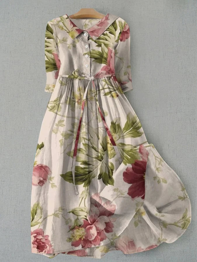 Callie | Vestidos florales favorecedores del abdomen