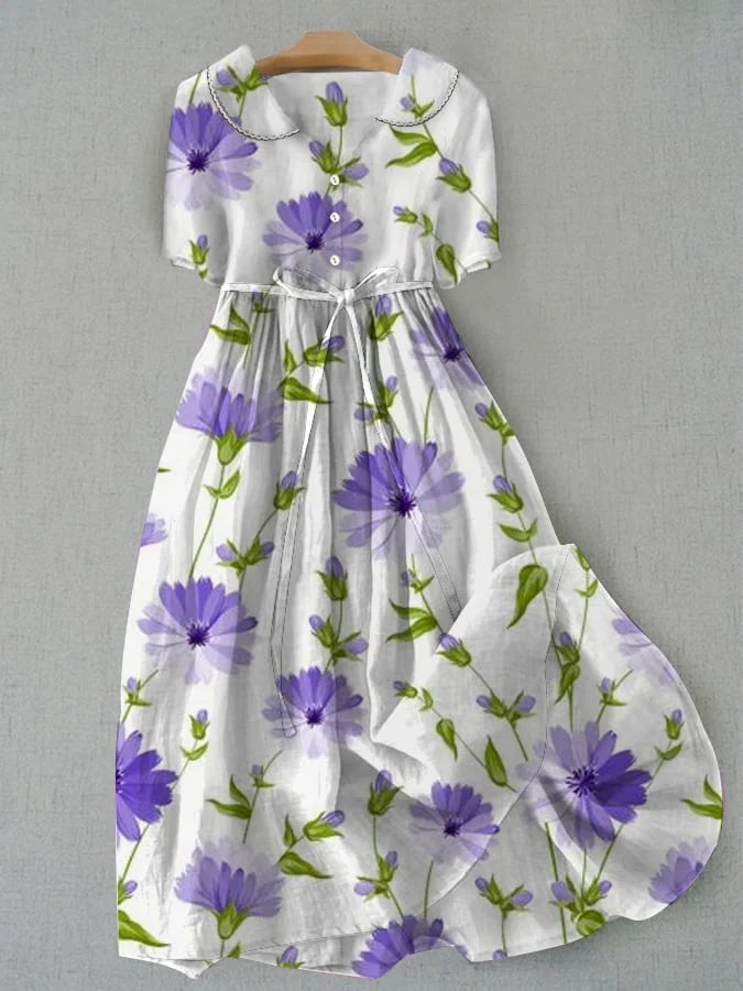 Olivia | Vestidos florales favorecedores del abdomen