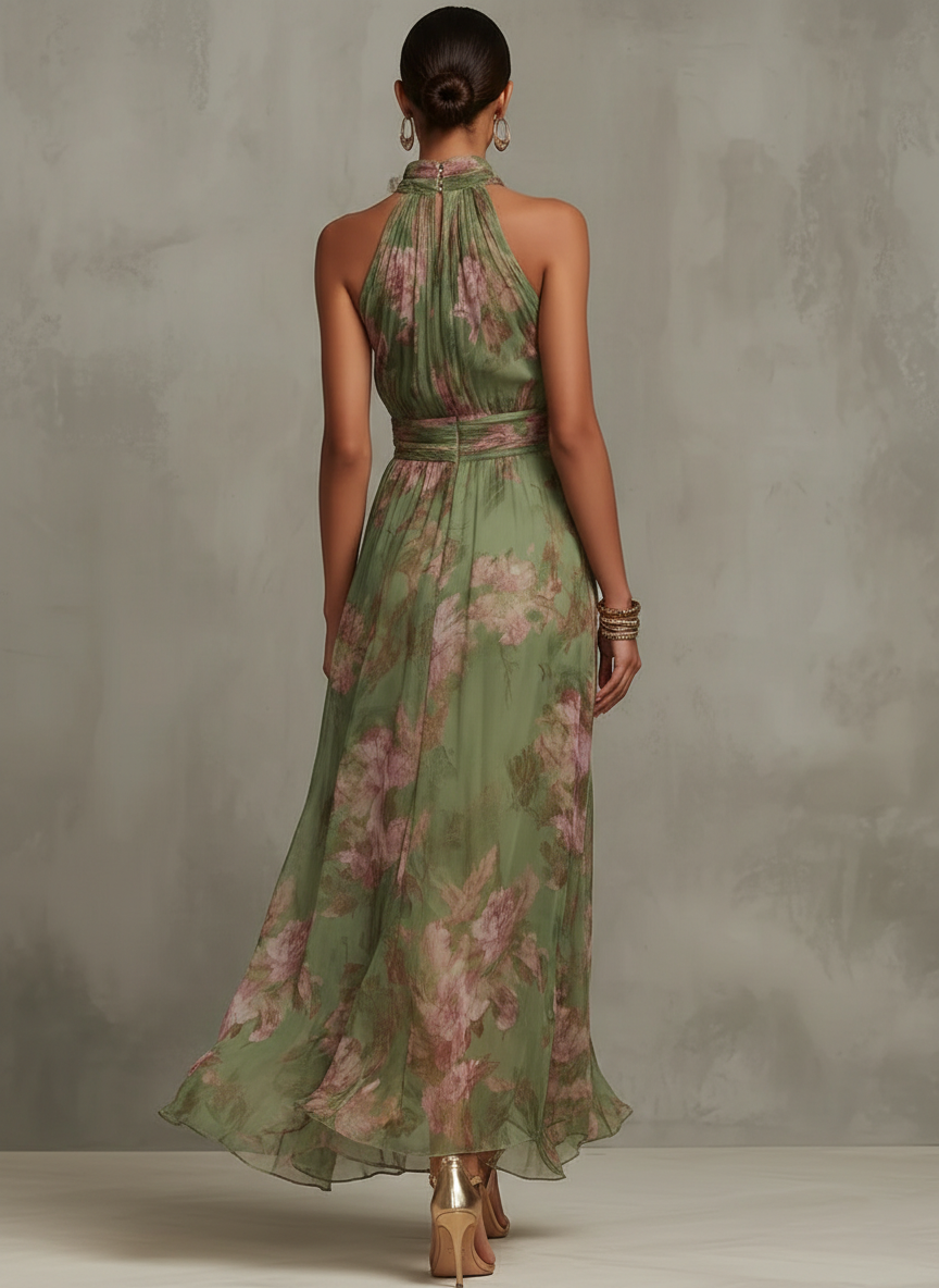Serena | Vestido Floral Halter