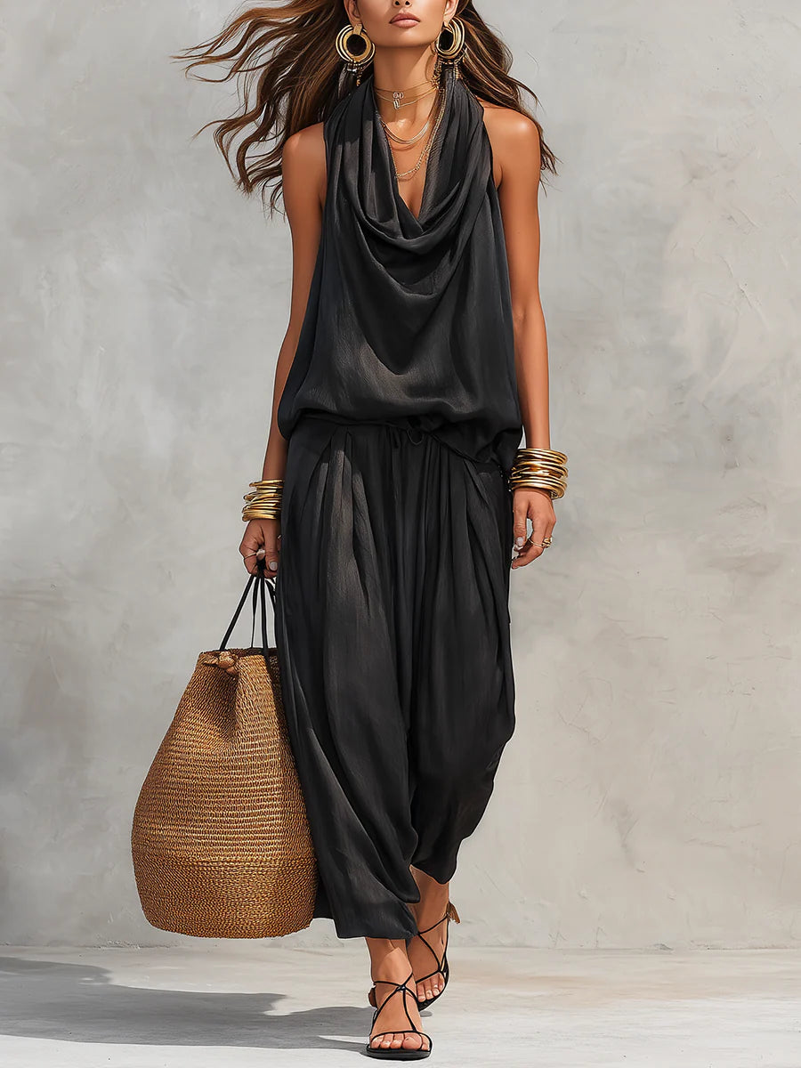Demetria | Conjunto Fluido Halter