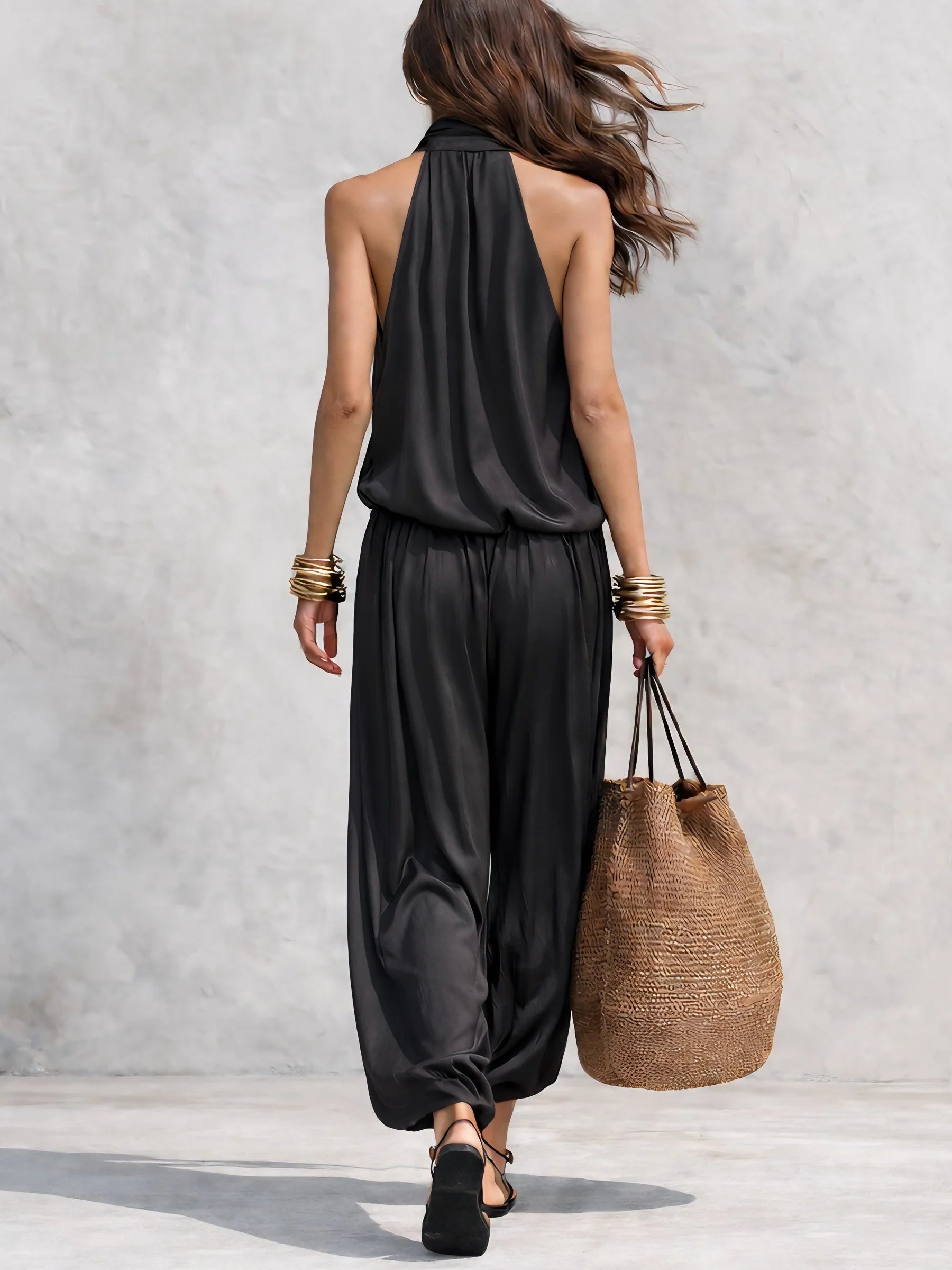 Demetria | Conjunto Fluido Halter