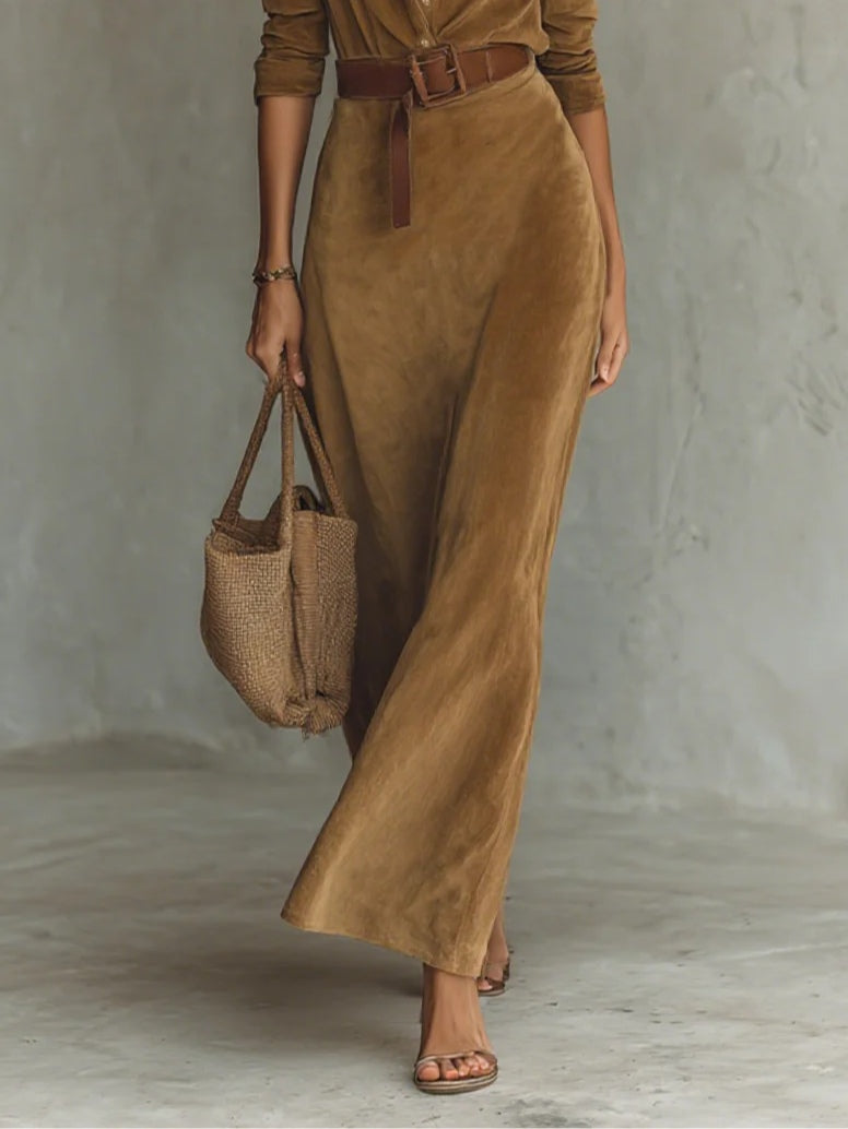 Célianne™ | Vestido maxi de ante chic