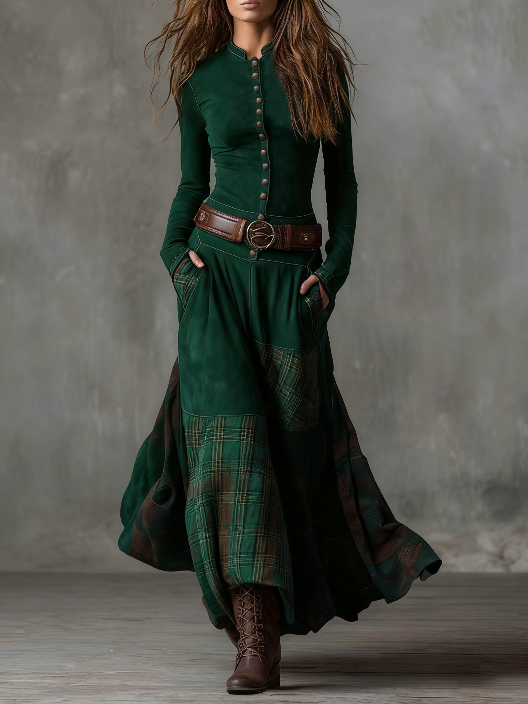 Michelle™ | Vestido maxi de ante