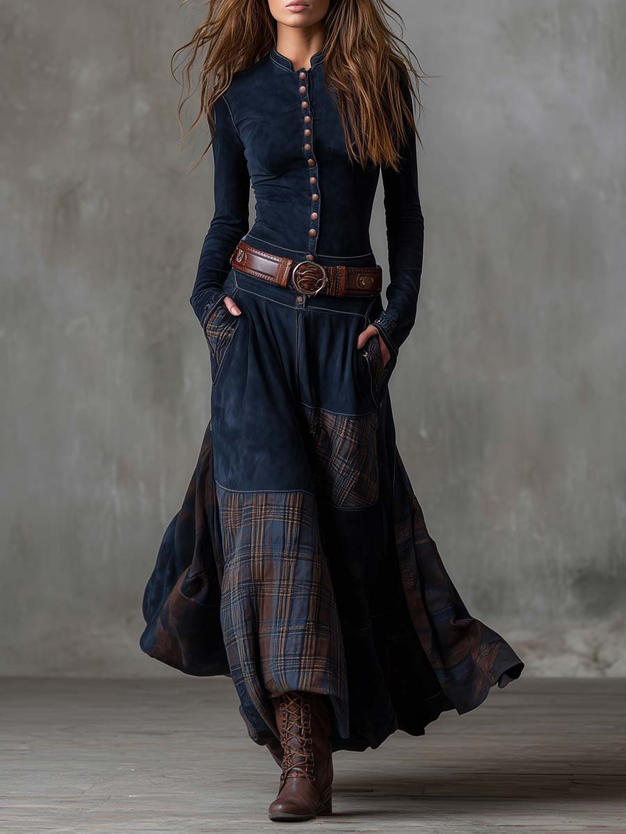 Michelle™ | Vestido maxi de ante