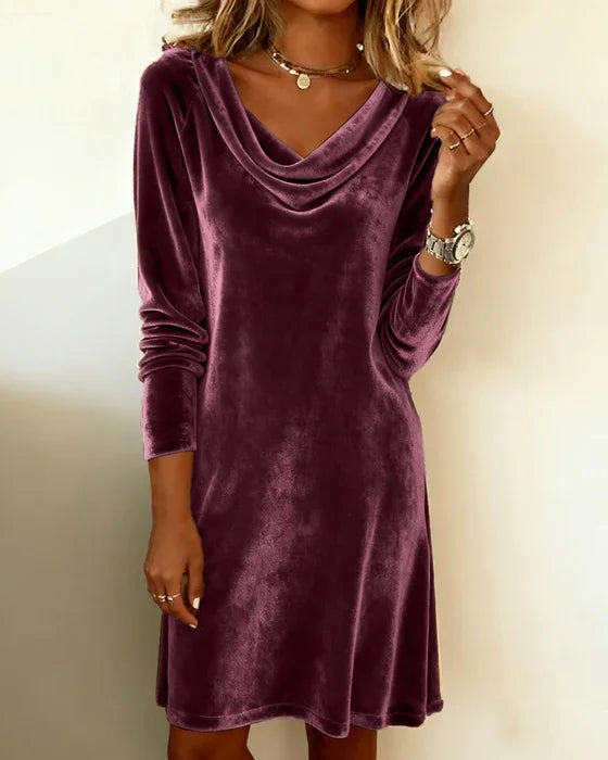 Frosina™ | Vestido de terciopelo