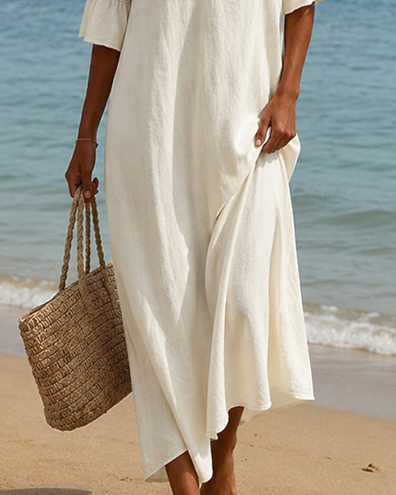 Nellina | Vestido Largo con Escote en V