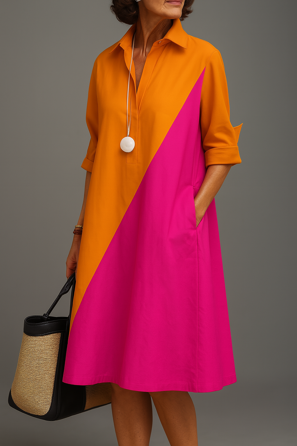Kayla | Vestido Midi Fluido y Elegante