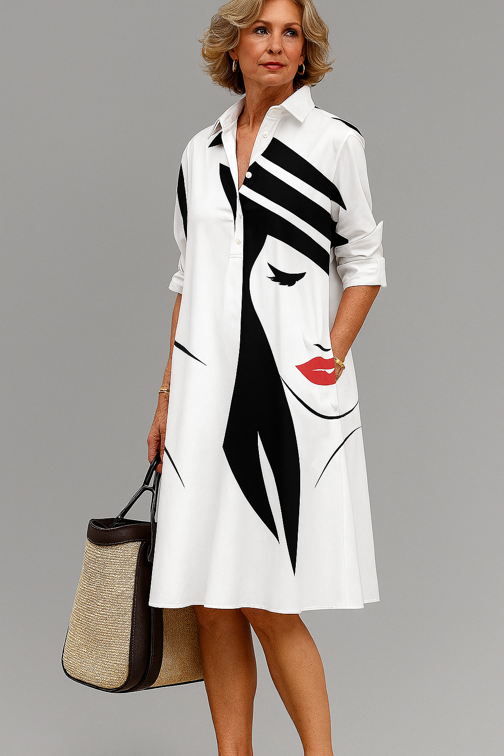 Bella | Vestido Midi Fluido y Elegante