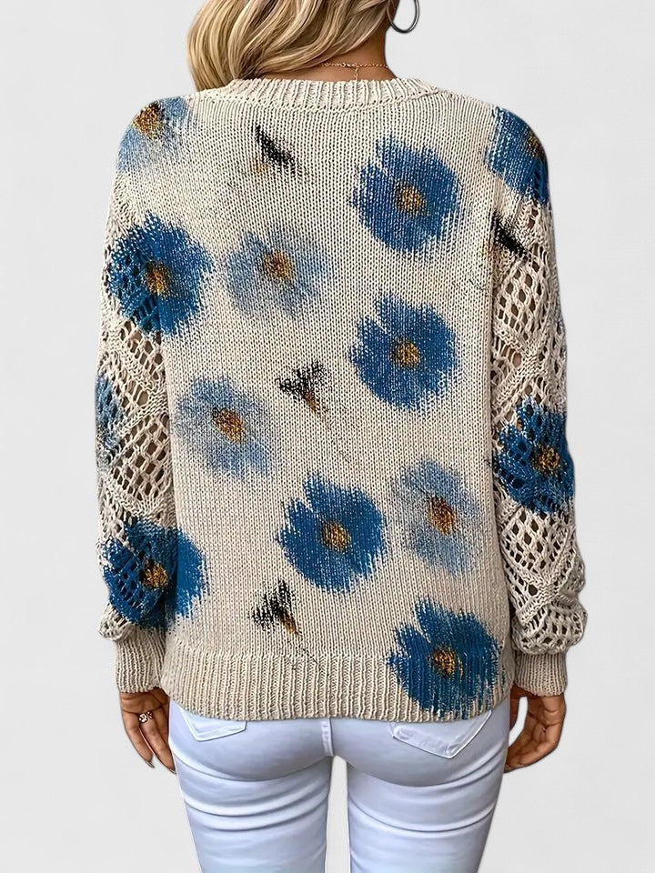 Annelies™ | Jersey elegante con estampado floral