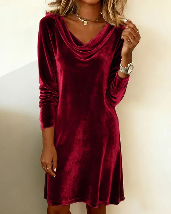 Frosina™ | Vestido de terciopelo