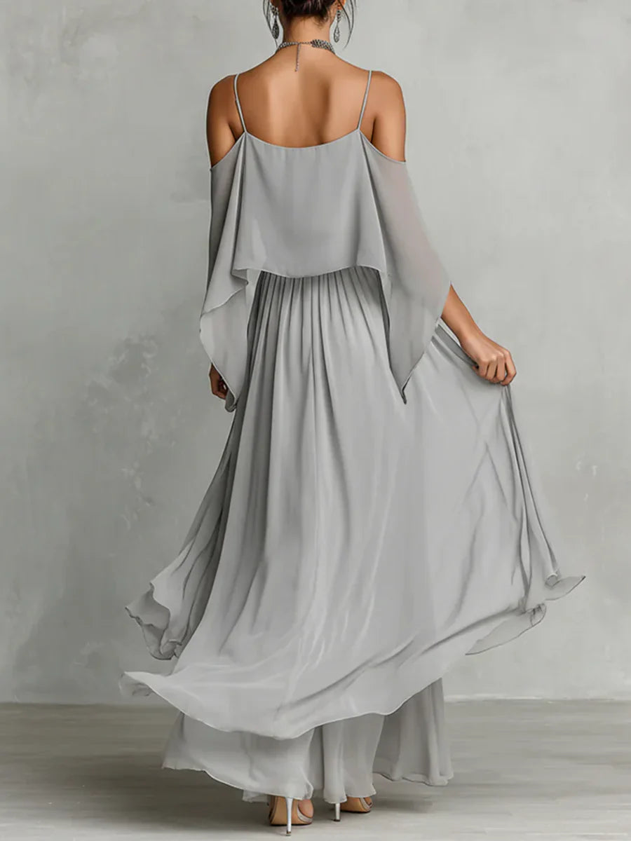 Isabela | Conjunto Fluido Gris