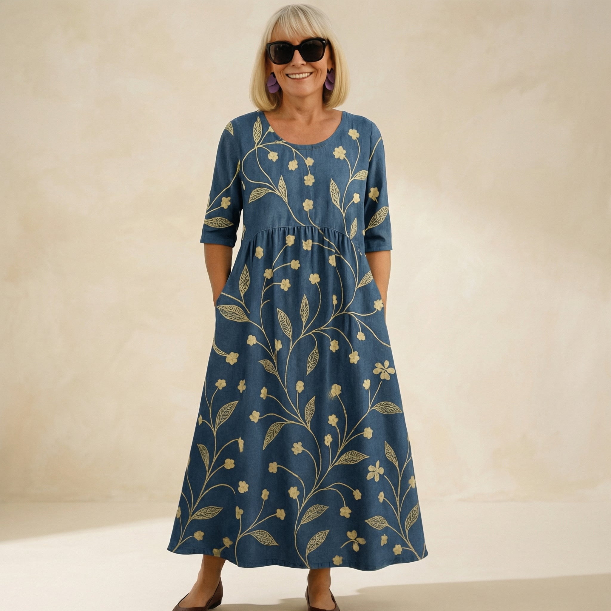 Lily | Vestido midi — Comodidad sin esfuerzo