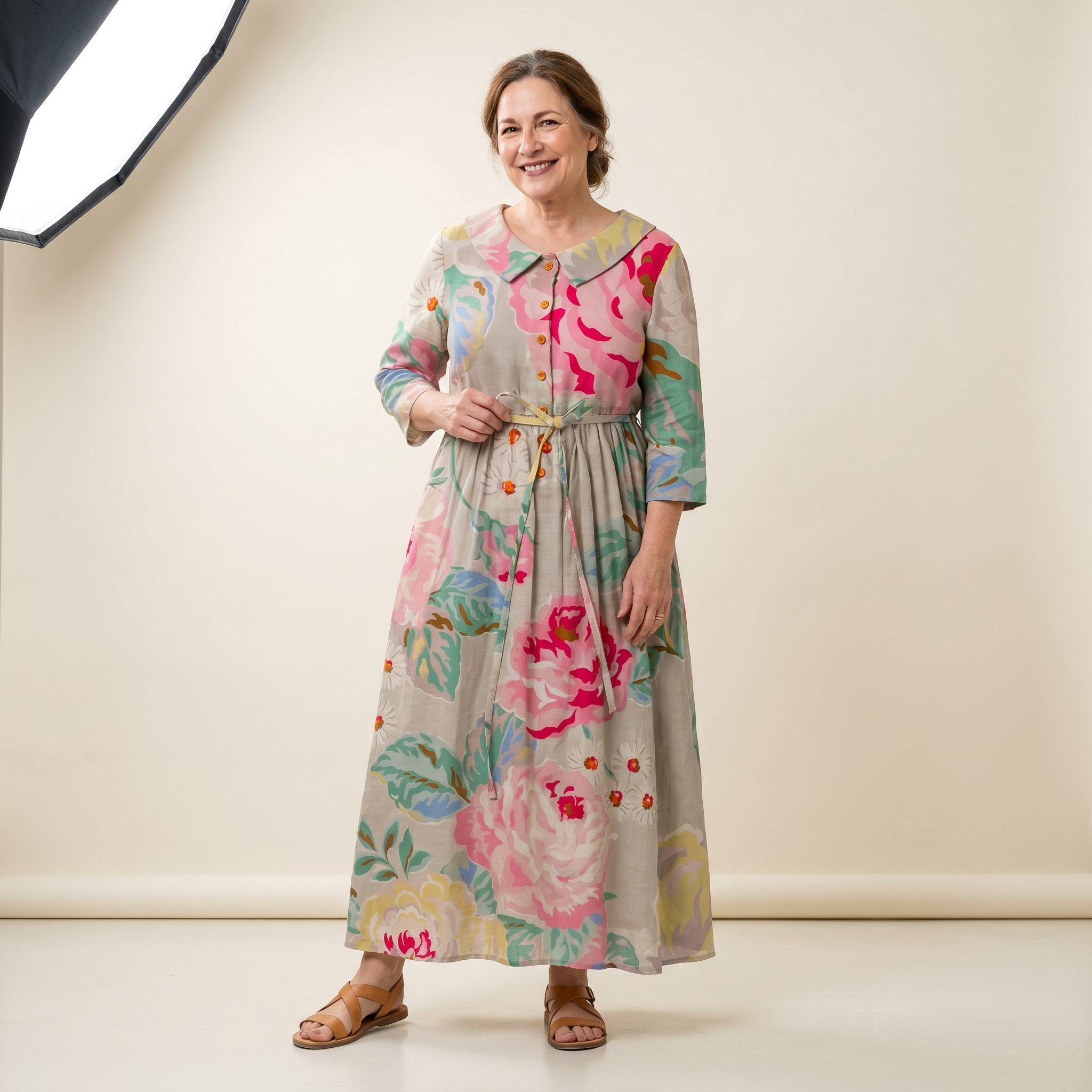 Camille | Vestidos florales favorecedores del abdomen