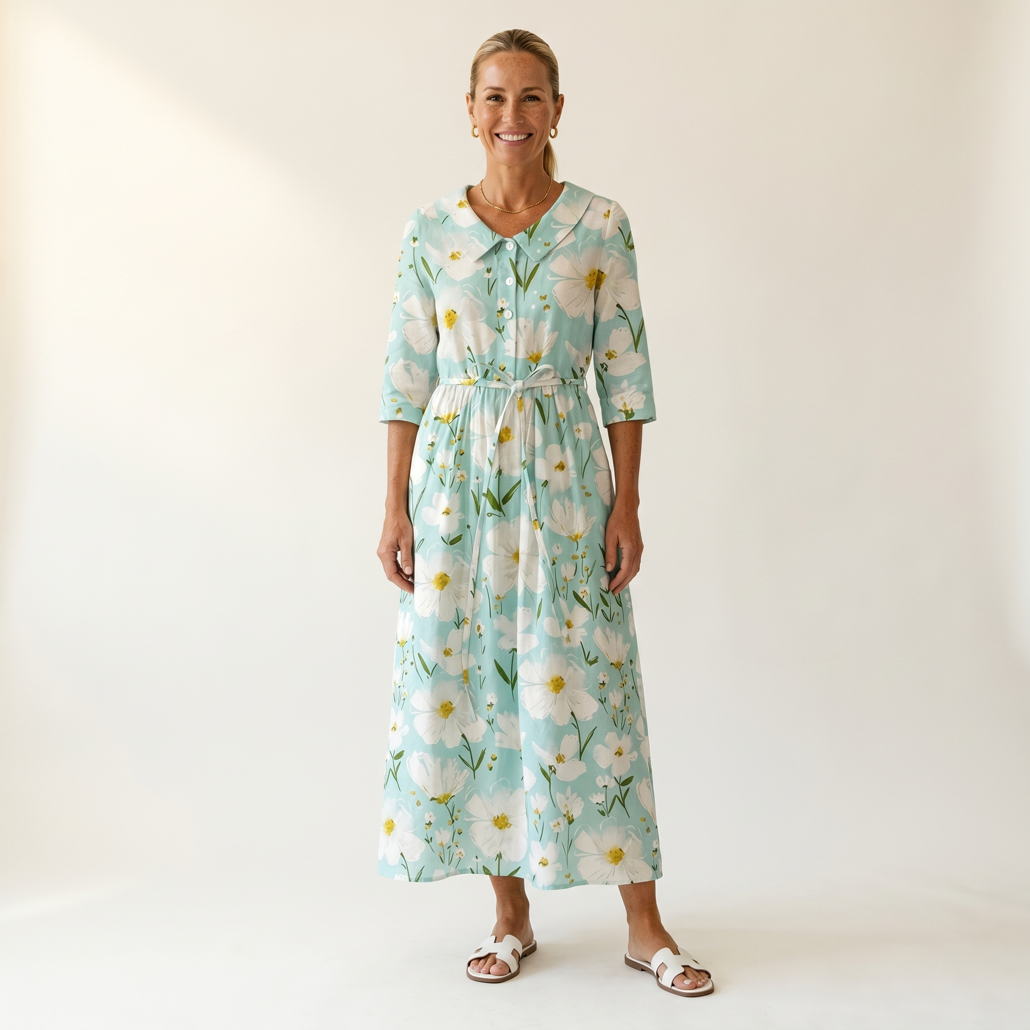Chloë | Vestidos florales favorecedores del abdomen
