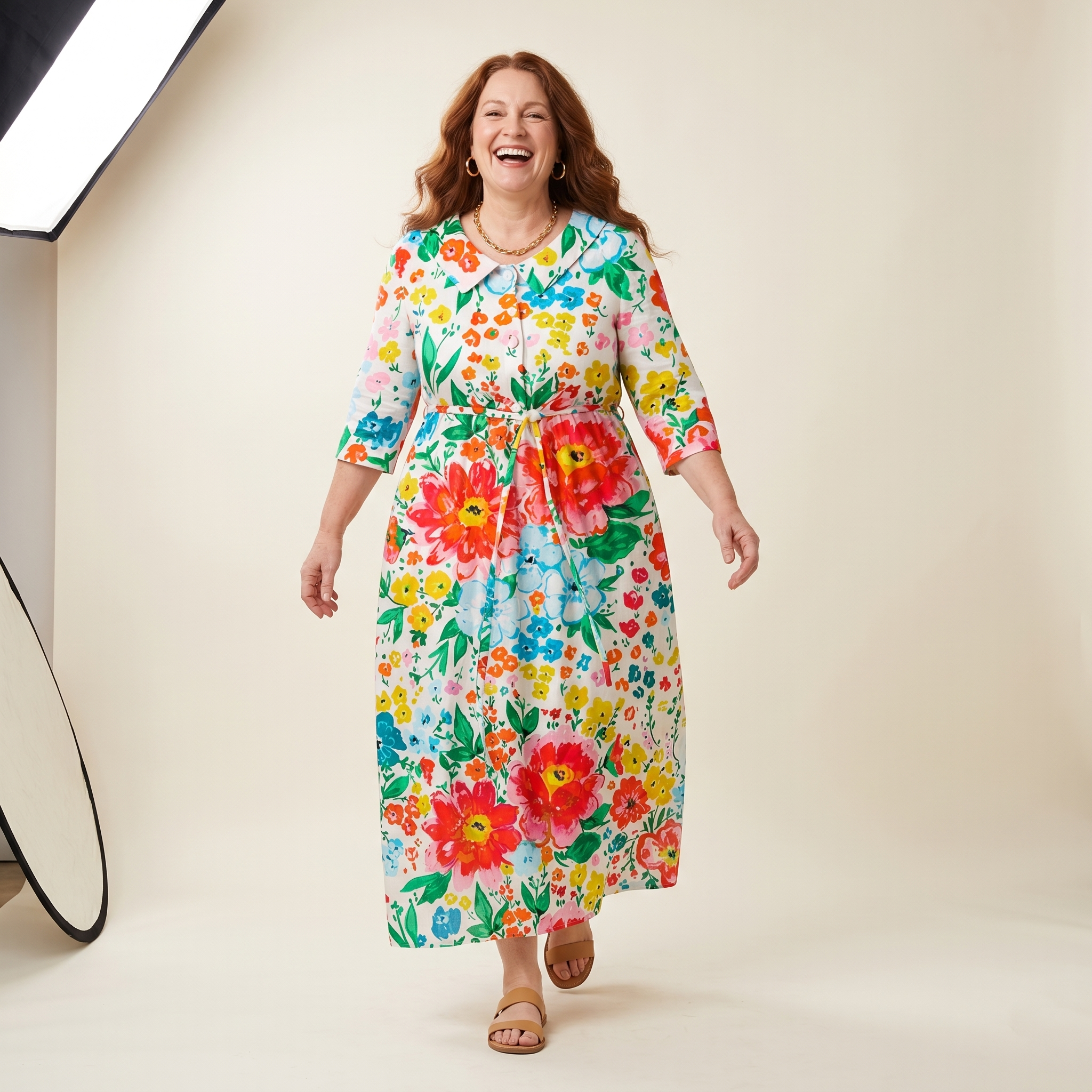 Morganne | Vestidos florales favorecedores del abdomen