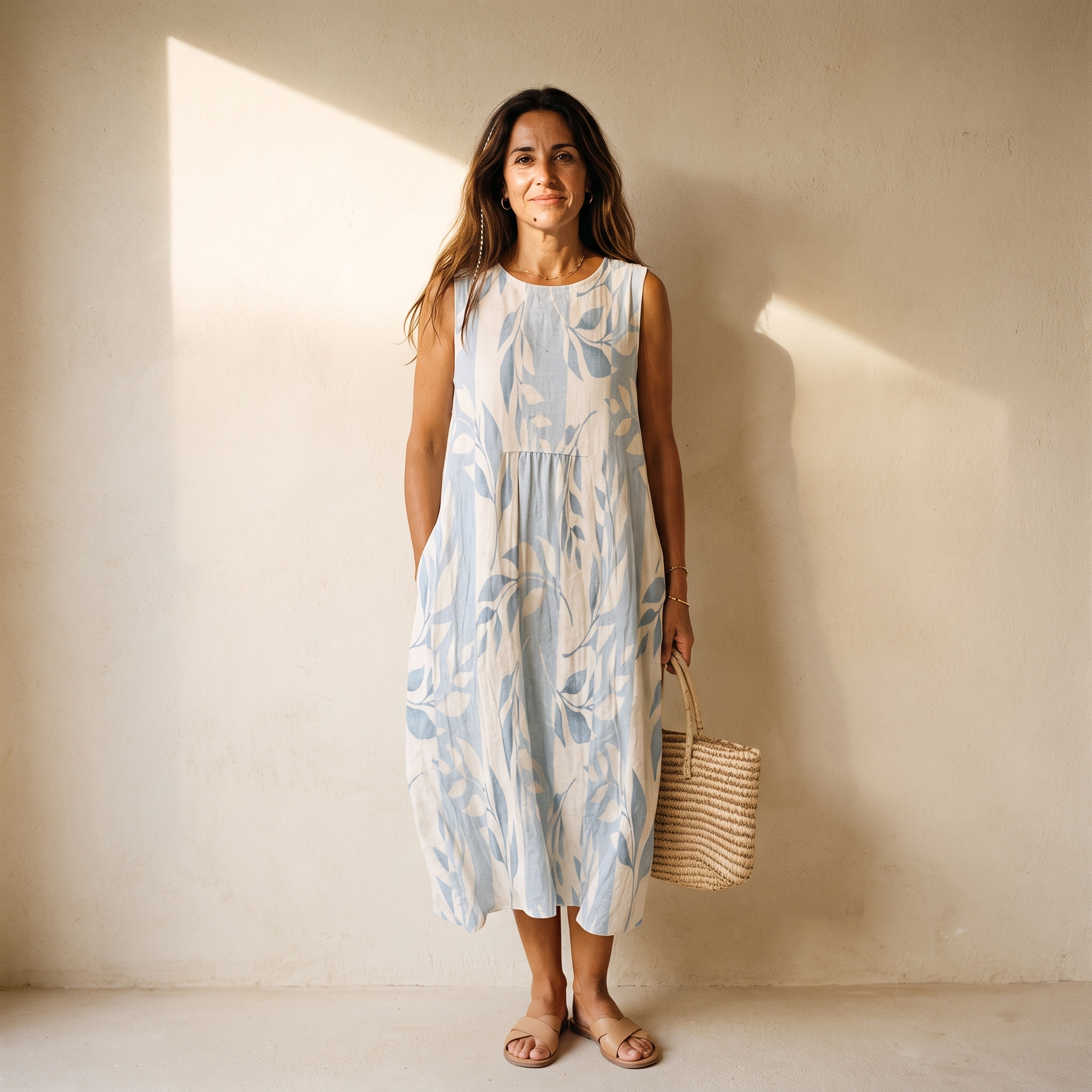 Joy | Vestido Estampado de Verano Sin Mangas