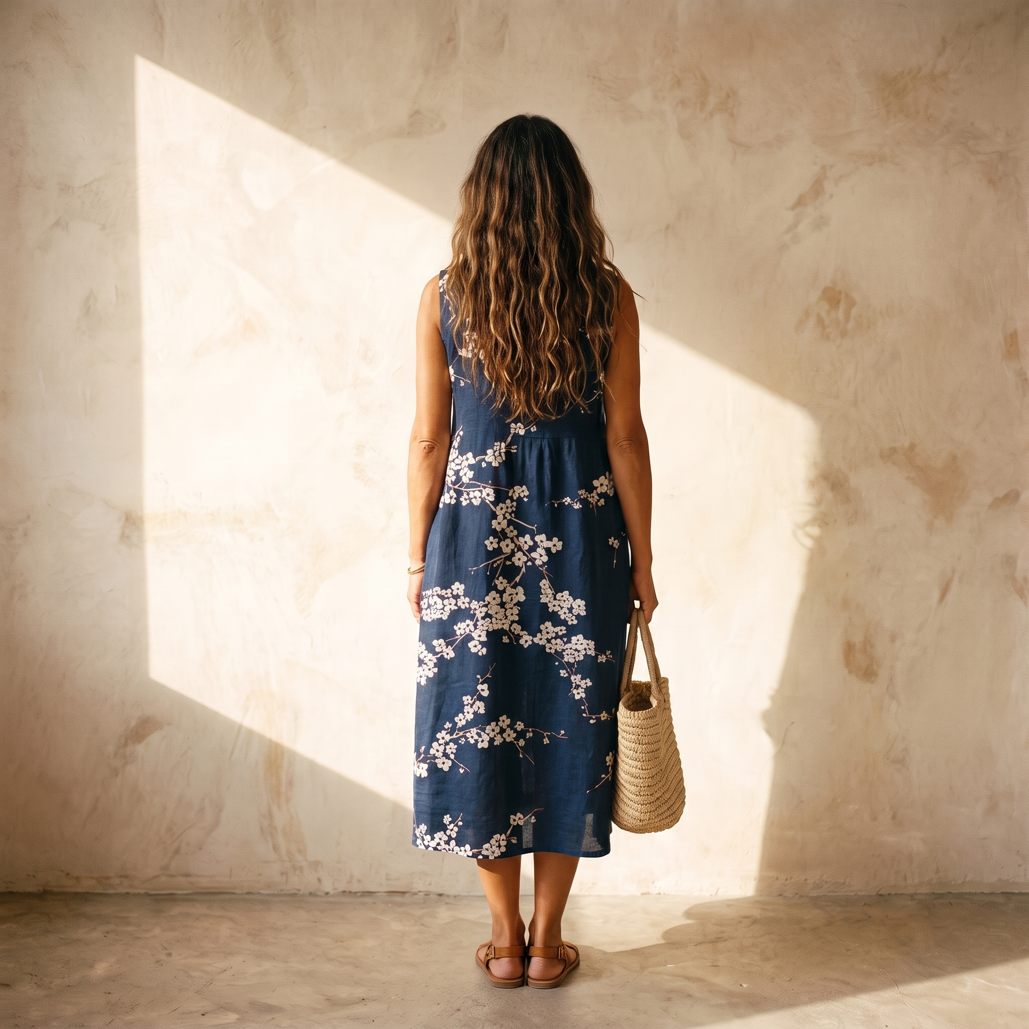 Tesa | Vestido Estampado de Verano Sin Mangas