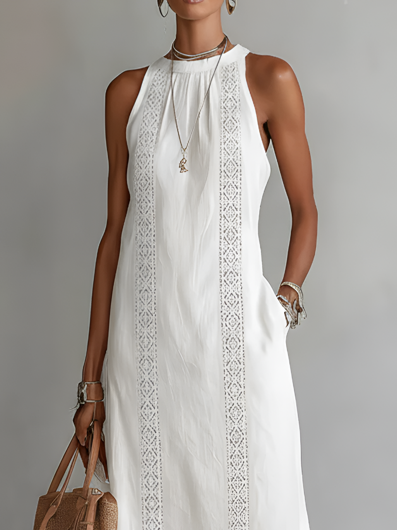Alessandra | Vestido Maxi Bordado