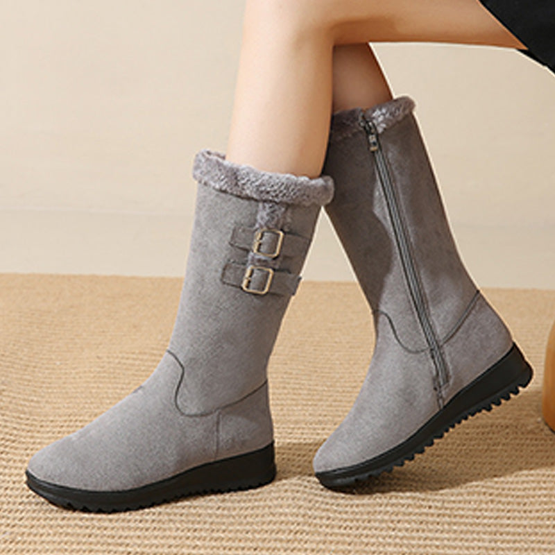 💖💥 ¡Tiempo limitado – 70% DESCUENTO! Botas de nieve hasta la media pierna para mujer, cálidas y elegantes