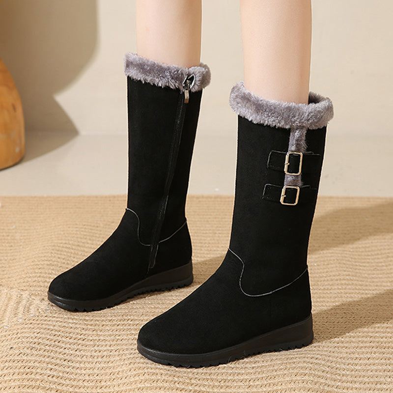 💖💥 ¡Tiempo limitado – 70% DESCUENTO! Botas de nieve hasta la media pierna para mujer, cálidas y elegantes