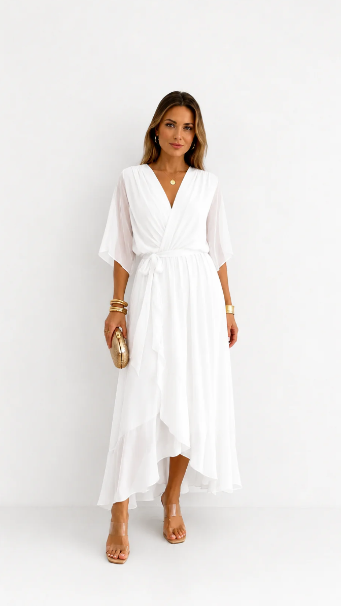 Isabela | Vestido Maxi Cruzado